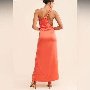 Free people Victoria maxi dress in orange - SIZE 2